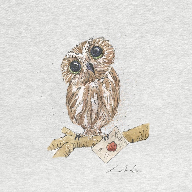 Owl Letter For You by seangreenbergart